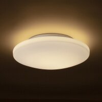 SARA LED 36 stropní opálové sklo/chrom 230V LED 18W IP44 3000K RENDL R13688