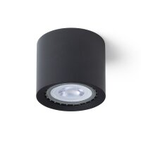 KAYAL stropní černá 230V GU10 9W RENDL R14221