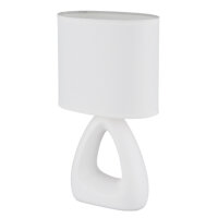 Stolní lampa TRIANGLE bílá 1x40W E14  GLOBO 21731W