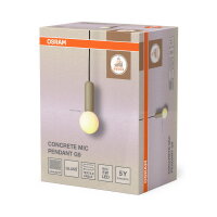 Decor Concrete Mic Pendant 1XG9 Beige OSRAM 4058075848368