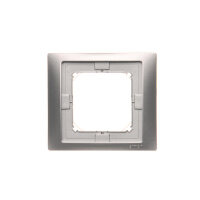 Rámeček 1-násobný Neos IP44 s těsněním, Inox KONTAKT SIMON BMRC1B/21