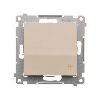 Přepínač křížový, řazení 7, 16AX 250V~, krémová KONTAKT SIMON DW7A.01/41