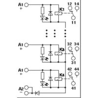 Vícenásobný reléový modul EMUG 45- 4REL/KSR-G 24/21 PHOENIX CONTACT 2943767