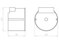 Stropní krabice pro světlo ThermoX průměr 82mm do dutých stropů KAISER 9300-03