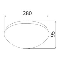 McLED ML-411.201.32.0 LED svítidlo Cala 12, 12 W, 2700 K, IP44