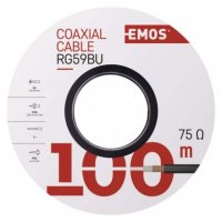 Koaxiální kabel RG59BU 100M Emos S5191