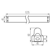 Svítidlo pro T8 LED ALDO 4LED 1X120 26361 Kanlux