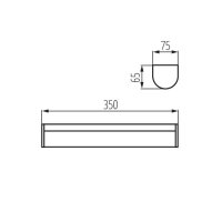 LED svítidlo PESSA LED IP44 9W-WW 27530 Kanlux