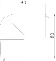 OBO LE AE4090v rws Kanál LE pro ukládání vedení 100x90x100 čistě bílá
