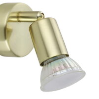 Bodové svítidlo BUZZ-LED 1xGU10 mosaz 2,8W IP20 EGLO 33184