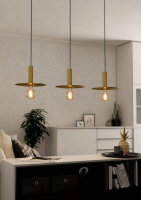 Závěsné svítidlo ESCANDELL E27 kartáčovaná mosaz/černá 3X40W EGLO 900732