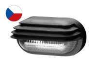 Přisazené stropní svítidlo OVAL GRILL 40W černá @ PANLUX SOG-40/C