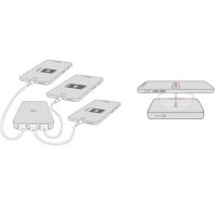 Powerbank Reload 10 Wireless Qi PD, 10 000mAh, USB A+C SOLIGHT DN56W-PD