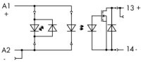 Polovodičové relé SSR, 24VDC, výstupní napětí DC 0-24 V, šedá WAGO 788-700