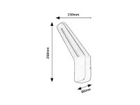 OGNON svítidlo antracit LED 8W IP54 RABALUX 77051