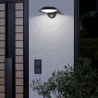 Nástěnné svítidlo CERRISI SOLAR-LED M.SENSOR černá/bílá EGLO 901079