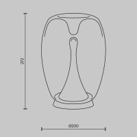 Stolní lampa Splash 3000K 9W MOD282TL-L15G3K - MAYTONI