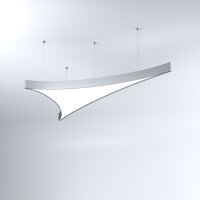 LED Svítidlo MI-SAIL-AR, 69W, 3000K, bez trafa, 24VDC, IP20, bílá FPMI032-10NL0B