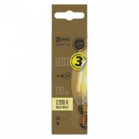 LED žárovka Vintage svíčka E14 2,1W (20W) 190 lm teplá bílá EMOS Z74300