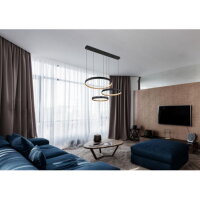 Závěsné svítidlo HALLI černá LED55W 230V 1800lm 2700-6000K GLOBO 67193-55H
