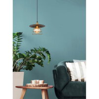 Závěsné svítidlo VIEJO černá 1xE27, max. 60W 230V GLOBO 15086BH1