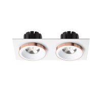 SHARM SQ II zápustná bílá měď 230V LED 2x10W 24° 3000K RENDL R13255