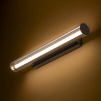 RIVIER LED 59 nástěnná chrom/čirý akryl 230V LED 12W 3000K RENDL R14487