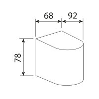 LED svítidlo Revos R, 3W, 3000K, IP65, černá barva MCLED ML-518.005.19.0