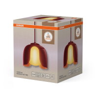 Decor Corolle Pendant E27 Red OSRAM 4058075849143