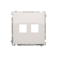 Kryt zásuvky komunikační (pro prvky Keystone), bílá KONTAKT SIMON BMPT/11