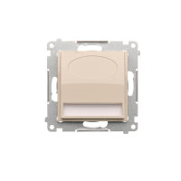 LED osvětlení 230V, 0.9 W, 4200 K, krémováová KONTAKT SIMON DOSB.01/41