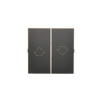 kryt žaluziový pro přístroj SZP1WM, černá matná KONTAKT SIMON DKZP1W/49