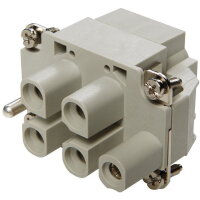 Vložka se šroubovacím připojením H-S 4+2xPE SAS LAPP 10407910