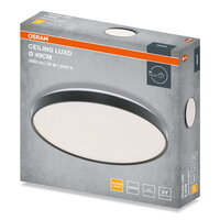 CEILING LUXO BLACK ? 49 cm 36W 3000K IP20 BLACK OSRAM 4099854651373