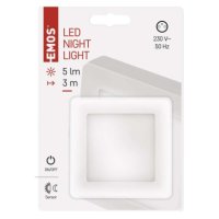 LED noční světlo P3316 s fotosenzorem do zásuvky EMOS P3316