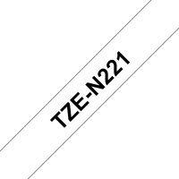Páska BROTHER TZe-N221, bílá/černá (9mm nelaminované)