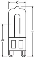 66733 PRO 33W 240V G9 FS1          OSRAM