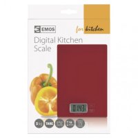 Digitální kuchyňská váha EV014R, červená EMOS EV014R