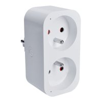 WIFI dvojzásuvka s měřením spotřeby SOLIGHT DTY02WIFI
