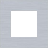1-rámeček Pure-ALU GREY NIKO 155-76100