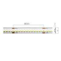 XRIBO IP66 15m/reel LEDS STRIP 20W/m 240