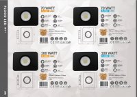 Reflektor LED VANA 195/265Vac 100W 5000K