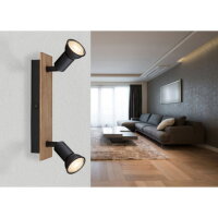 Nástěnné svítidlo DREW hnědá 2xGU10, max. 35W 230V GLOBO 57998-2W