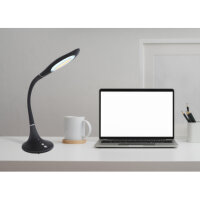 Stolní svítidlo PATTAYA černá LED 9W 230V, 620lm, 3000-4500-6500K GLOBO 58271B