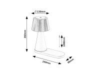 Zavier bílá LED 5W IP20 220lm