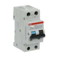 ABB DS201 B16 A300 kombinace jistič/chránič 2P (1P+N) 16A 300mA B 6kA A