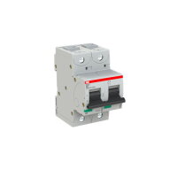 S802S-B50 jistič 2p char. B 50A s klecovou svorkou Icu 50kA ABB 2CCS862001R0505