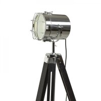 NAUTIC stojanová černá chrom 230V E27 20W RENDL R13394