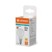 LED CLASSIC P V 2.9W 830 Frosted E14 LEDVANCE 4099854485817