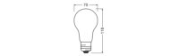 LED CLASSIC A V 17W 830 Frosted E27 LEDVANCE 4099854484438